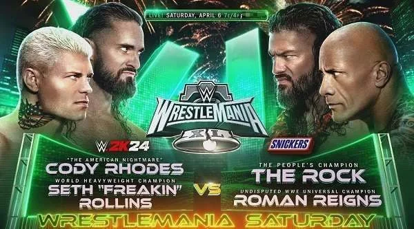 WWE WrestleMania XL 2024 Day 2 Sunday