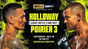 UFC 318 Holloway vs Poirier 3 PPV Live 7/19/25 – 19th July 2025